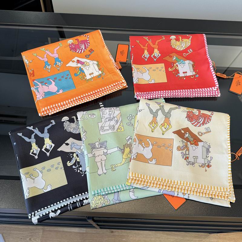 Hermes silk scarf hm15